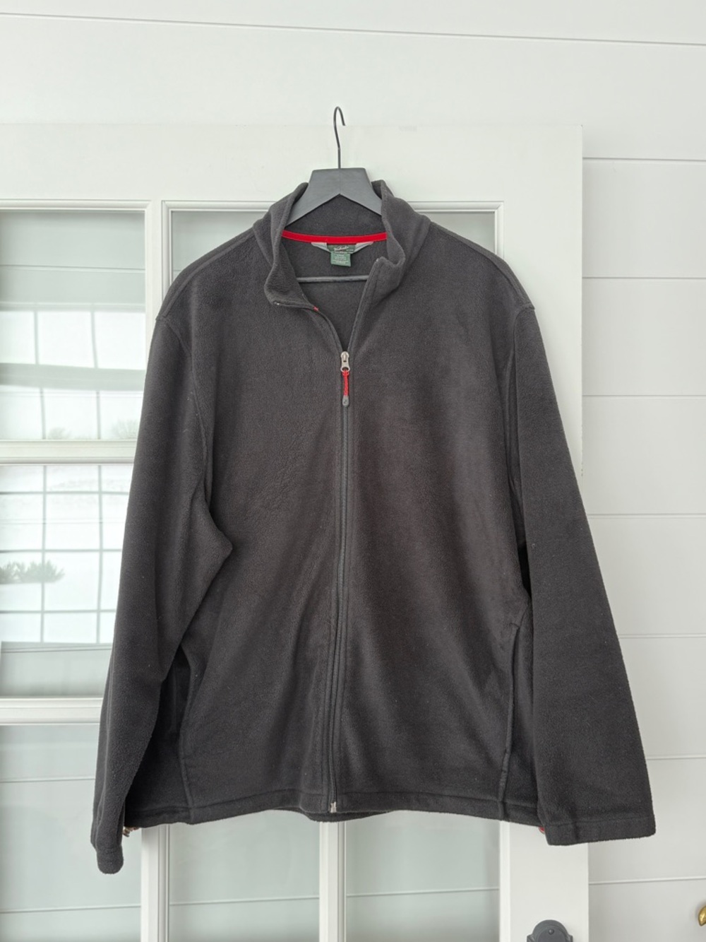 Woolrich Men's Full-Zip Fleece Jacket Black